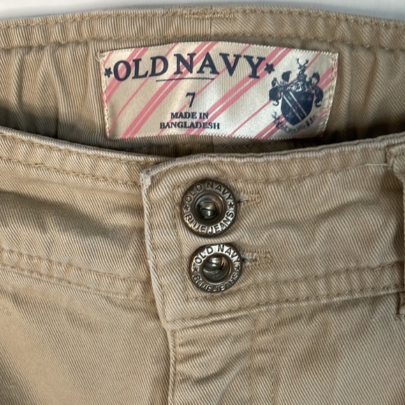 Old Navy youth sz 7 tan ruffled skort - Picture 3 of 12